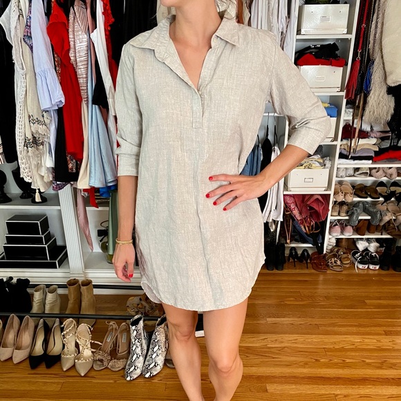 allen allen linen dress